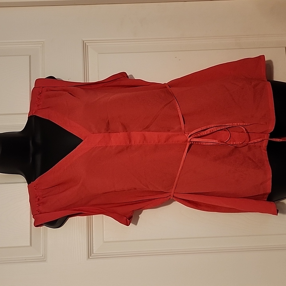 H & M Sleeves Tie Waist Blouse